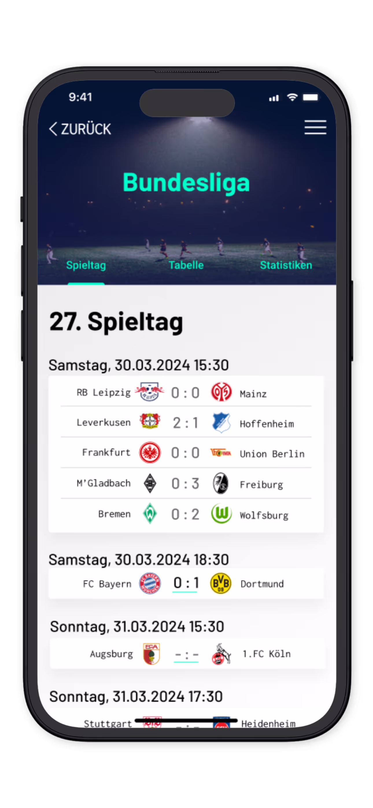 Sport App Entwicklung