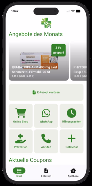 Apotheken-App: Angebote und Services
